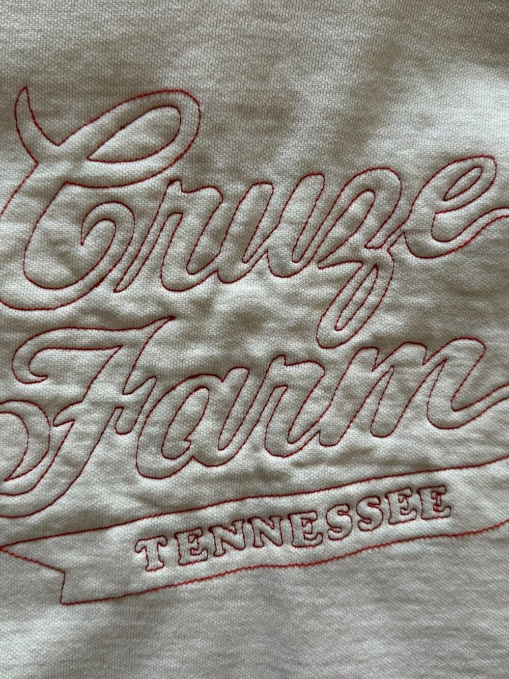 Cruze Farm Tennessee Stitched Sweatshirt Pullover Crewneck Comfort Colors Medium
